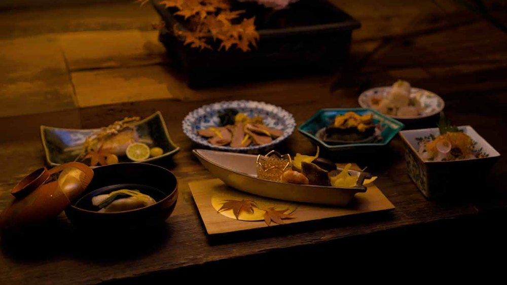趣向を凝らした日本料理